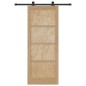 vidaXL Porta Scorrevole con Set di Ferramenta 'ORKDAL'Legno Massello di Pino
