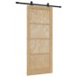vidaXL Porta Scorrevole con Set di Accessori 'ORKDAL'in Legno Massello di Pino vidaXL Porta Scorrevole con Set di Accessori 'ORKDAL'in Legno Massello di Pino