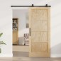 vidaXL Porta Scorrevole con Set di Accessori 'ORKDAL'in Legno Massello di Pino vidaXL Porta Scorrevole con Set di Accessori 'ORKDAL'in Legno Massello di Pino