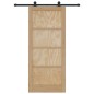 vidaXL Porta Scorrevole con Set di Accessori 'ORKDAL'in Legno Massello di Pino vidaXL Porta Scorrevole con Set di Accessori 'ORKDAL'in Legno Massello di Pino