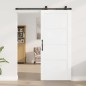 Porta Scorrevole vidaXL con Set di Accessori 'ORKDAL'in Legno Massello Bianca Porta Scorrevole vidaXL con Set di Accessori 'ORKDAL'in Legno Massello Bianca