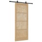 Set Porta Scorrevole vidaXL con Hardware 'ORKDAL'Legno Massello di Pino Set Porta Scorrevole vidaXL con Hardware 'ORKDAL'Legno Massello di Pino