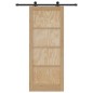 Set Porta Scorrevole vidaXL con Hardware 'ORKDAL'Legno Massello di Pino Set Porta Scorrevole vidaXL con Hardware 'ORKDAL'Legno Massello di Pino