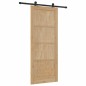 Set Porta Scorrevole vidaXL con Hardware 'ORKDAL'Legno Massello di Pino Set Porta Scorrevole vidaXL con Hardware 'ORKDAL'Legno Massello di Pino