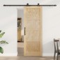 Porta scorrevole vidaXL con set di hardware "ORKDAL" in legno massello di pino Porta scorrevole vidaXL con set di hardware "ORKDAL" in legno massello di pino