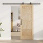 Porta scorrevole vidaXL con set di hardware "ORKDAL" in legno massello di pino Porta scorrevole vidaXL con set di hardware "ORKDAL" in legno massello di pino
