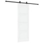 vidaXL Porta Scorrevole con Set di Ferramenta 'ORKDAL'Bianca in Legno Massello di Pino vidaXL Porta Scorrevole con Set di Ferramenta 'ORKDAL'Bianca in Legno Massello di Pino