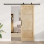 vidaXL Porta Scorrevole con Set di Ferramenta "ORKDAL" Legno Massello in Pino vidaXL Porta Scorrevole con Set di Ferramenta "ORKDAL" Legno Massello in Pino