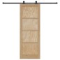 vidaXL Porta Scorrevole con Set di Ferramenta "ORKDAL" Legno Massello in Pino vidaXL Porta Scorrevole con Set di Ferramenta "ORKDAL" Legno Massello in Pino