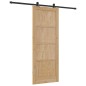 Porta Scorrevole vidaXL con Set di Componenti 'ORKDAL'in Legno di Pino Massello Porta Scorrevole vidaXL con Set di Componenti 'ORKDAL'in Legno di Pino Massello