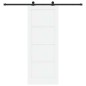 vidaXL Porta Scorrevole con Set Hardware "ORKDAL" Bianca Legno Massiccio Pino vidaXL Porta Scorrevole con Set Hardware "ORKDAL" Bianca Legno Massiccio Pino