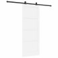 vidaXL Porta Scorrevole con Set Hardware "ORKDAL" Bianca Legno Massiccio Pino vidaXL Porta Scorrevole con Set Hardware "ORKDAL" Bianca Legno Massiccio Pino