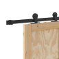 Porta Scorrevole vidaXL con Set di Maniglie "ORKDAL" in Legno Massello di Pino Porta Scorrevole vidaXL con Set di Maniglie "ORKDAL" in Legno Massello di Pino