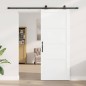 vidaXL Porta Scorrevole con Set di Ferramenta "ORKDAL" Bianca Legno Massello Pino vidaXL Porta Scorrevole con Set di Ferramenta "ORKDAL" Bianca Legno Massello Pino