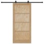 Set porta scorrevole vidaXL 'ORKDAL'in legno massello di pino