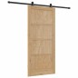 Set porta scorrevole vidaXL 'ORKDAL'in legno massello di pino
