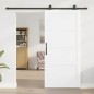 vidaXL Porta Scorrevole con Set di Ferramenta 'ORKDAL'Bianca in Legno Massiccio di Pino vidaXL Porta Scorrevole con Set di Ferramenta 'ORKDAL'Bianca in Legno Massiccio di Pino
