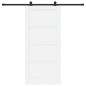 vidaXL Porta Scorrevole con Set di Ferramenta 'ORKDAL'Bianca in Legno Massiccio di Pino vidaXL Porta Scorrevole con Set di Ferramenta 'ORKDAL'Bianca in Legno Massiccio di Pino