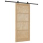 Porta Scorrevole vidaXL con Set Hardware 'ORKDAL'in Legno Massello di Pino Porta Scorrevole vidaXL con Set Hardware 'ORKDAL'in Legno Massello di Pino