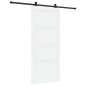 Porta Scorrevole vidaXL con Set Hardware 'ORKDAL'Bianca in Legno Massello di Pino Porta Scorrevole vidaXL con Set Hardware 'ORKDAL'Bianca in Legno Massello di Pino