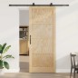 vidaXL Porta Scorrevole con Set di Accessori 'ORKDAL'in Legno Massiccio di Pino vidaXL Porta Scorrevole con Set di Accessori 'ORKDAL'in Legno Massiccio di Pino