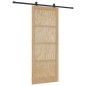 vidaXL Porta Scorrevole con Set di Accessori 'ORKDAL'in Legno Massiccio di Pino vidaXL Porta Scorrevole con Set di Accessori 'ORKDAL'in Legno Massiccio di Pino