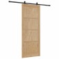 vidaXL Porta Scorrevole con Set di Accessori 'ORKDAL'in Legno Massiccio di Pino vidaXL Porta Scorrevole con Set di Accessori 'ORKDAL'in Legno Massiccio di Pino