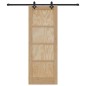 Porta Scorrevole vidaXL con Set di Ferramenta 73.5x198.5 cm Legno Massiccio Pino Porta Scorrevole vidaXL con Set di Ferramenta 73.5x198.5 cm Legno Massiccio Pino