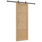 Porta scorrevole vidaXL con set di ferramenta 78x211 cm in legno massello di pino