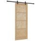 vidaXL Porta Scorrevole con Set Fissaggi 83x211 cm Legno Massello di Pino vidaXL Porta Scorrevole con Set Fissaggi 83x211 cm Legno Massello di Pino