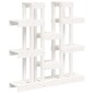 Supporto Piante Bianco 104,5x25x109,5 cm Legno Massello di Pino Supporto Piante Bianco 104,5x25x109,5 cm Legno Massello di Pino