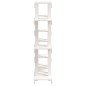 Supporto Piante Bianco 104,5x25x109,5 cm Legno Massello di Pino Supporto Piante Bianco 104,5x25x109,5 cm Legno Massello di Pino