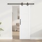 vidaXL Porta Scorrevole con Set Hardware "ORKDAL" Bianco in Legno Massello di Pino vidaXL Porta Scorrevole con Set Hardware "ORKDAL" Bianco in Legno Massello di Pino