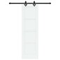 vidaXL Porta Scorrevole con Set Hardware "ORKDAL" Bianco in Legno Massello di Pino vidaXL Porta Scorrevole con Set Hardware "ORKDAL" Bianco in Legno Massello di Pino