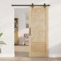 Porta Scorrevole vidaXL con Set di Ferramenta 'ORKDAL'in Legno Pino Massello Porta Scorrevole vidaXL con Set di Ferramenta 'ORKDAL'in Legno Pino Massello