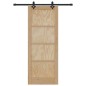 Porta Scorrevole vidaXL con Set di Ferramenta 'ORKDAL'in Legno Pino Massello Porta Scorrevole vidaXL con Set di Ferramenta 'ORKDAL'in Legno Pino Massello