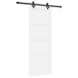 vidaXL Porta Scorrevole con Set di Ferramenta 'ORKDAL'in Legno Massello di Pino Bianco vidaXL Porta Scorrevole con Set di Ferramenta 'ORKDAL'in Legno Massello di Pino Bianco