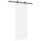 vidaXL Porta Scorrevole con Set di Ferramenta 'ORKDAL'in Legno Massello di Pino Bianco vidaXL Porta Scorrevole con Set di Ferramenta 'ORKDAL'in Legno Massello di Pino Bianco