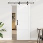 vidaXL Porta Scorrevole con Set Hardware "ORKDAL" Porta in Legno Solido di Pino Bianca vidaXL Porta Scorrevole con Set Hardware "ORKDAL" Porta in Legno Solido di Pino Bianca