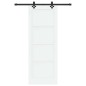 vidaXL Porta Scorrevole con Set Hardware "ORKDAL" Porta in Legno Solido di Pino Bianca vidaXL Porta Scorrevole con Set Hardware "ORKDAL" Porta in Legno Solido di Pino Bianca