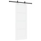 vidaXL Porta Scorrevole con Set Hardware "ORKDAL" Porta in Legno Solido di Pino Bianca vidaXL Porta Scorrevole con Set Hardware "ORKDAL" Porta in Legno Solido di Pino Bianca