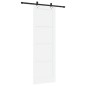 porta scorrevole vidaXL con set di hardware 'ORKDAL'bianca in legno massello di pino porta scorrevole vidaXL con set di hardware 'ORKDAL'bianca in legno massello di pino