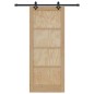 vidaXL Porta Scorrevole con Set di Accessori 'ORKDAL'in Legno Massello di Pino vidaXL Porta Scorrevole con Set di Accessori 'ORKDAL'in Legno Massello di Pino
