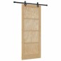 vidaXL Porta Scorrevole con Set di Hardware 'ORKDAL'in Legno Massello di Pino vidaXL Porta Scorrevole con Set di Hardware 'ORKDAL'in Legno Massello di Pino