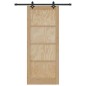 vidaXL Porta Scorrevole con Set di Hardware 'ORKDAL'in Legno Massello di Pino vidaXL Porta Scorrevole con Set di Hardware 'ORKDAL'in Legno Massello di Pino