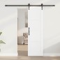 Porta scorrevole vidaXL con set di hardware bianco 61x198.5 cm in legno massello di pino Porta scorrevole vidaXL con set di hardware bianco 61x198.5 cm in legno massello di pino