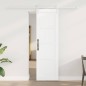 Porta Scorrevole vidaXL con Set Hardware Bianca 61x198.5 cm Legno Massello Pino Porta Scorrevole vidaXL con Set Hardware Bianca 61x198.5 cm Legno Massello Pino