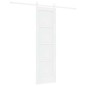 Porta Scorrevole vidaXL con Set Hardware Bianca 61x198.5 cm Legno Massello Pino Porta Scorrevole vidaXL con Set Hardware Bianca 61x198.5 cm Legno Massello Pino