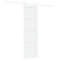 Porta Scorrevole vidaXL con Set Hardware Bianca 61x198.5 cm Legno Massello Pino Porta Scorrevole vidaXL con Set Hardware Bianca 61x198.5 cm Legno Massello Pino