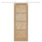 porta scorrevole vidaXL con set di hardware 73.5x198.5 cm in legno massello di pino